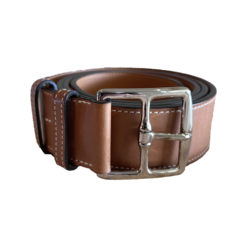 Hermès Etriviere 42 belt light brown leather