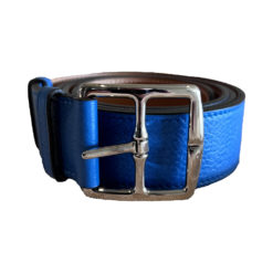 Hermès Etriviere 38 belt blue leather