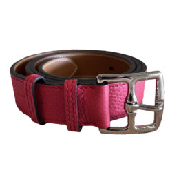 Hermès Etriviere 32 belt red leather