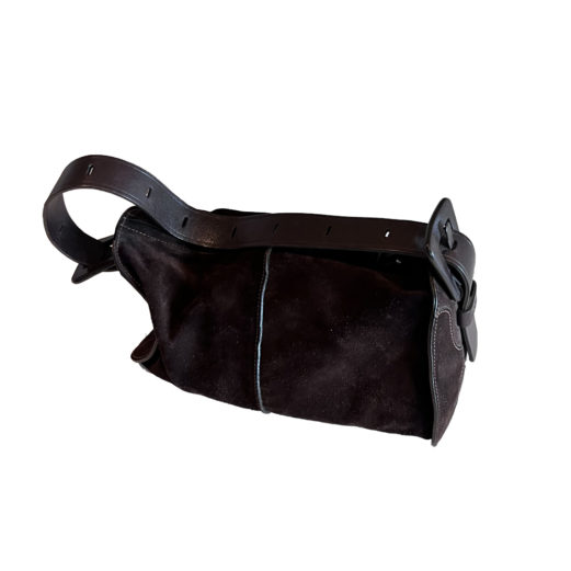 Hogan small handbag purse denin dark brown
